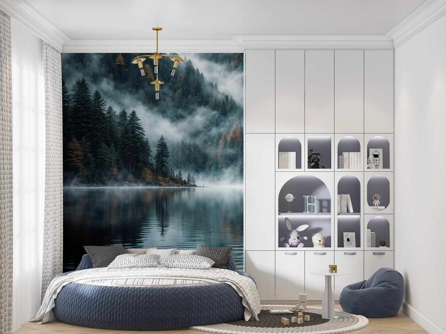 Mystic Lake Reflections Wall Mural
