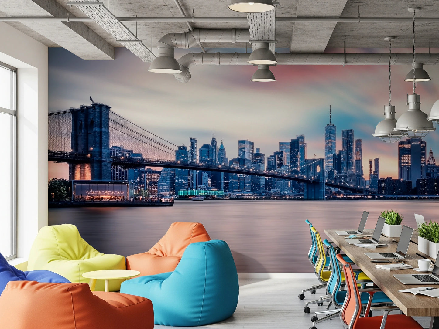 NYC Twilight Dreams Wall Mural