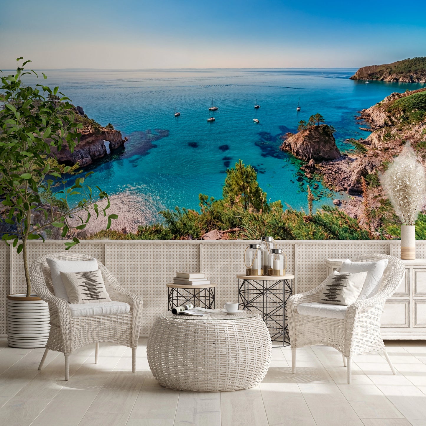 Turquoise Cove Escape Wall Mural
