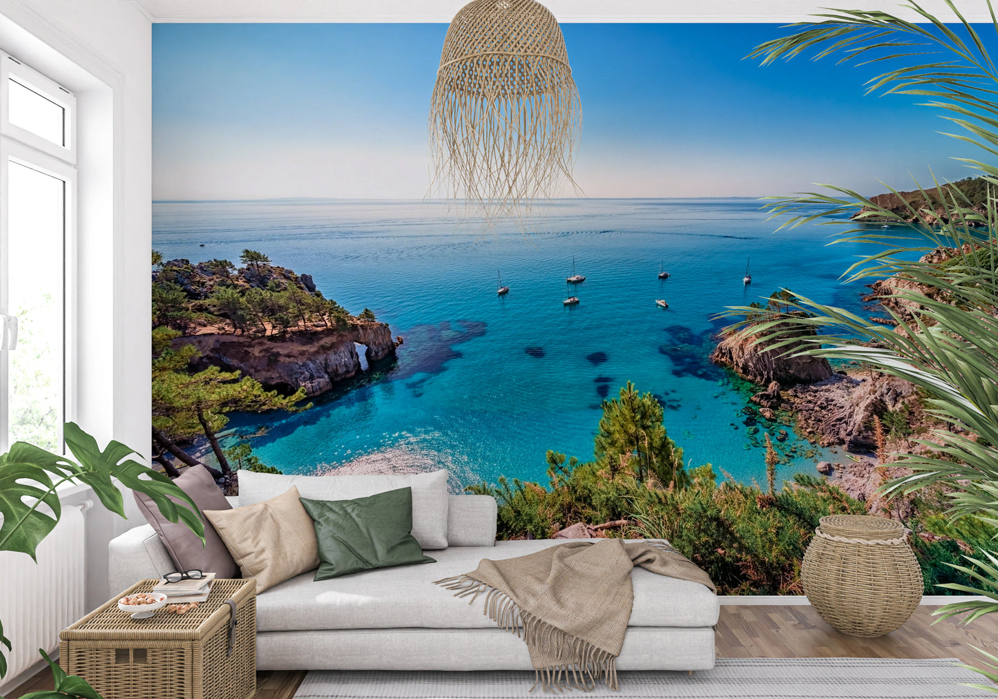 Turquoise Cove Escape Wall Mural
