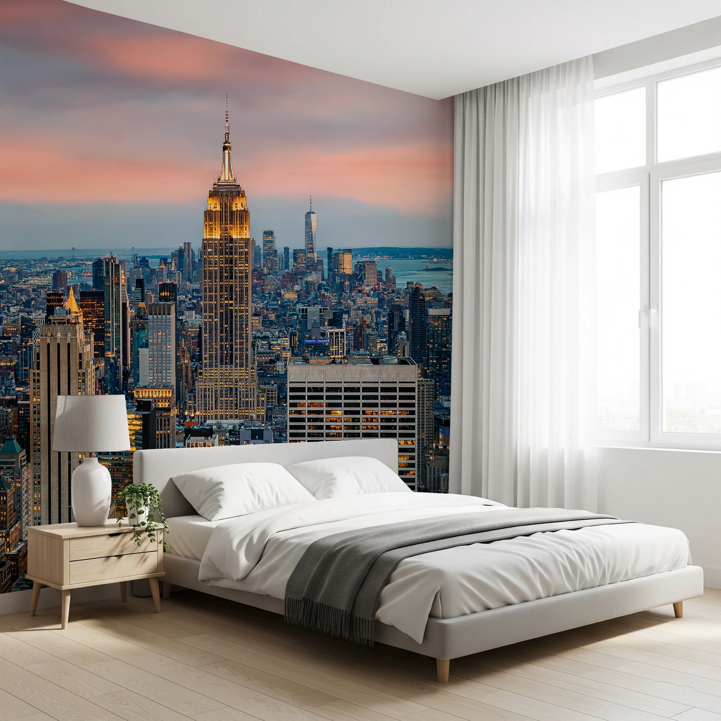 Manhattan Dawn Wall Mural