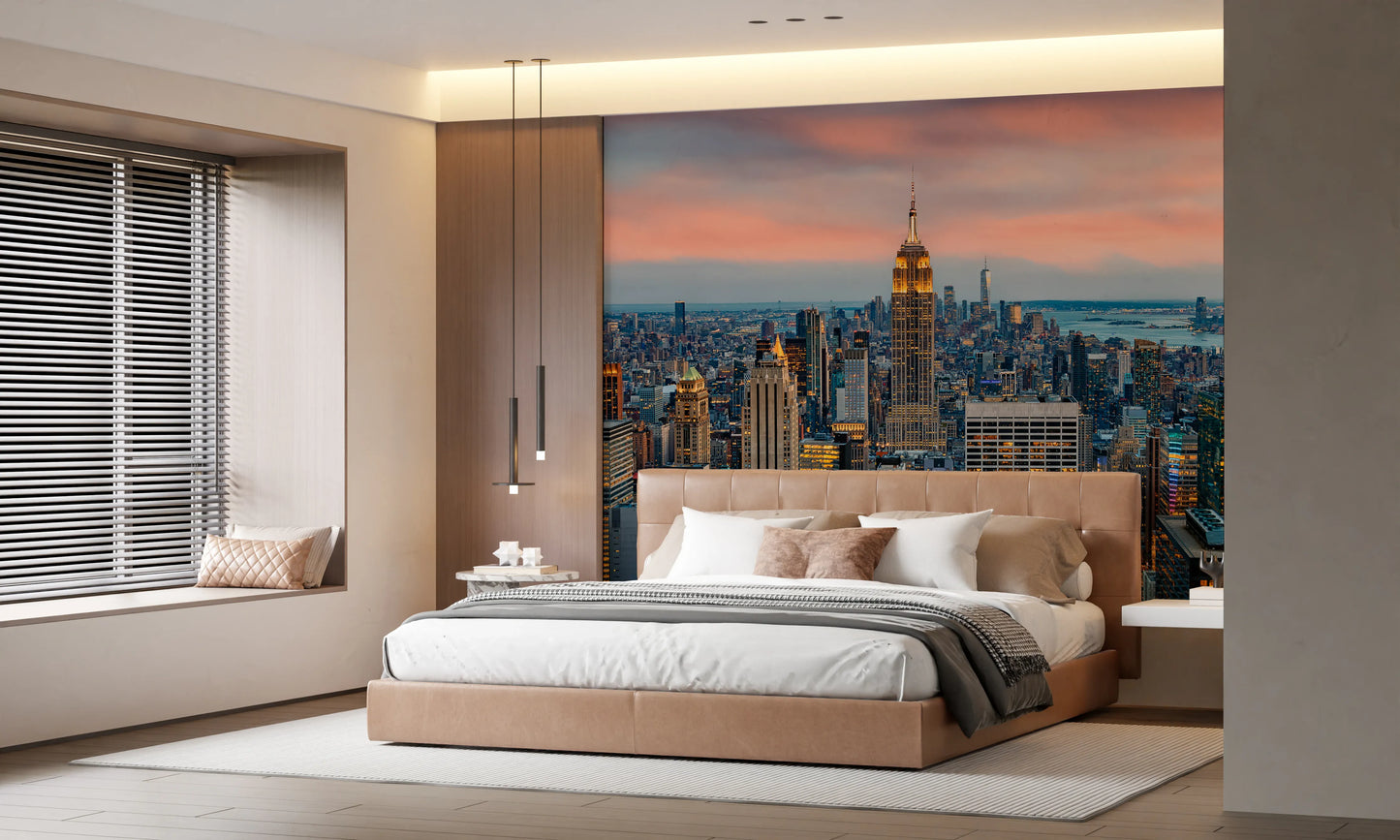 Manhattan Dawn Wall Mural