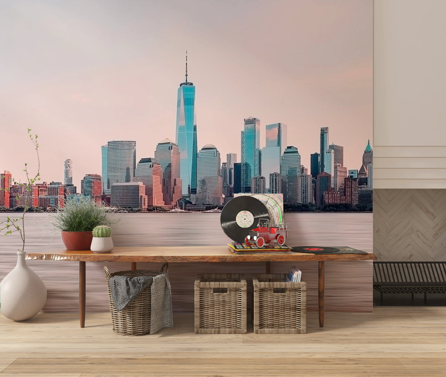 NYC Skyline Serenity Wall Mural