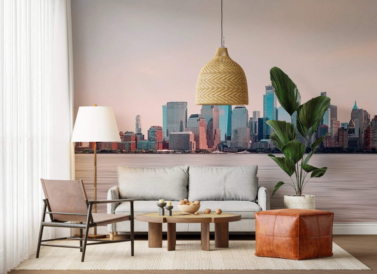 NYC Skyline Serenity Wall Mural