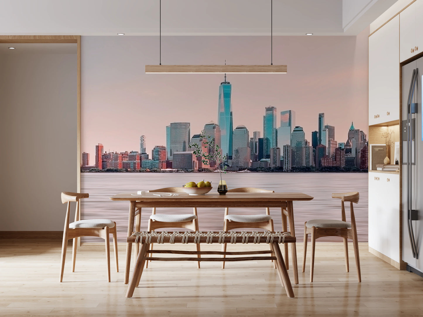 NYC Skyline Serenity Wall Mural