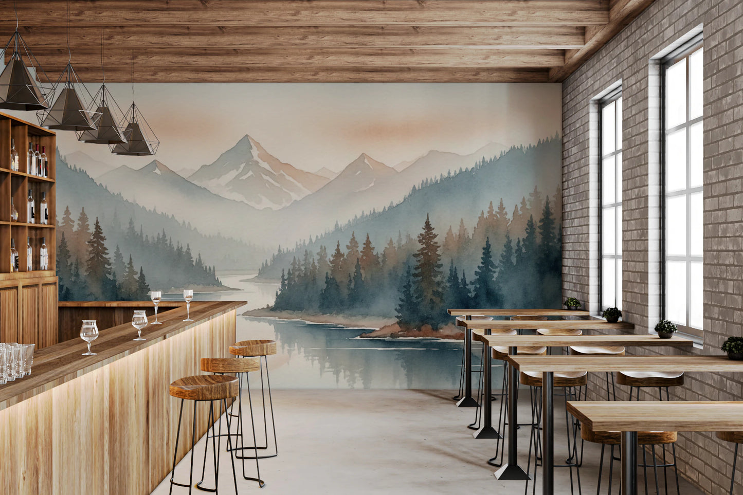 Tranquil Valley Wall Mural