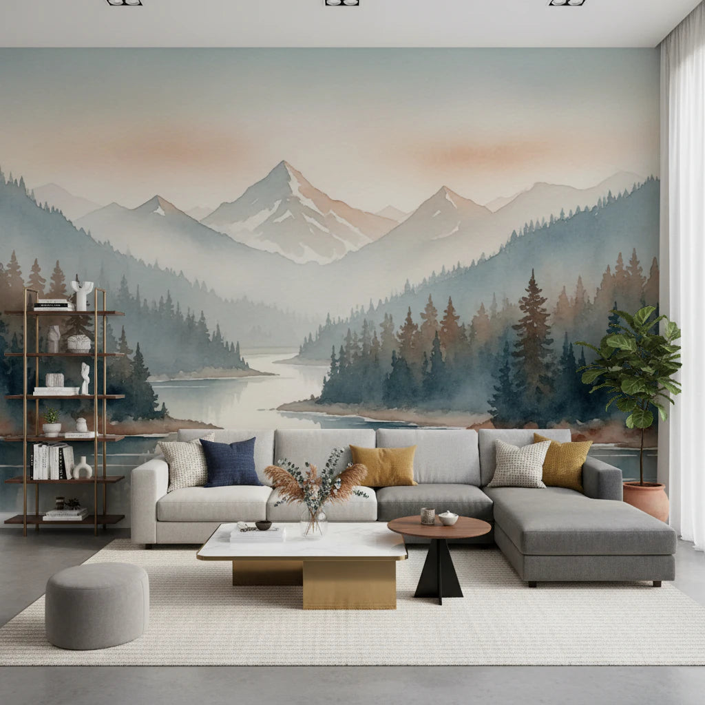 Tranquil Valley Wall Mural