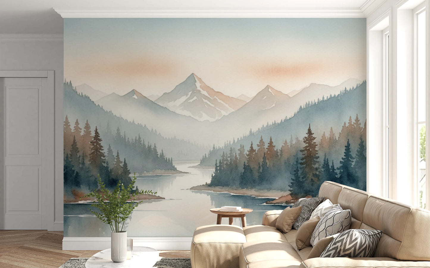 Tranquil Valley Wall Mural