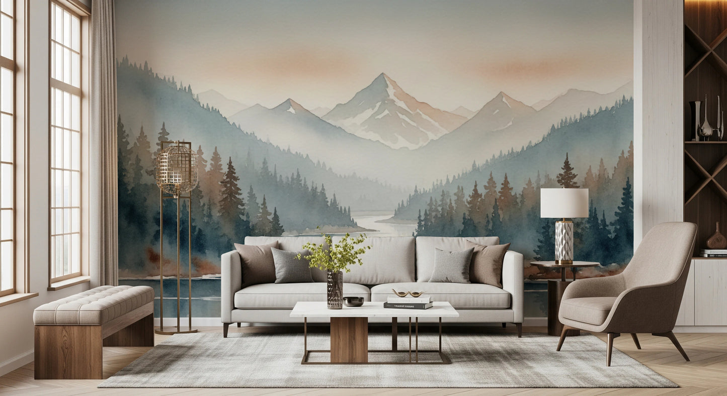 Tranquil Valley Wall Mural