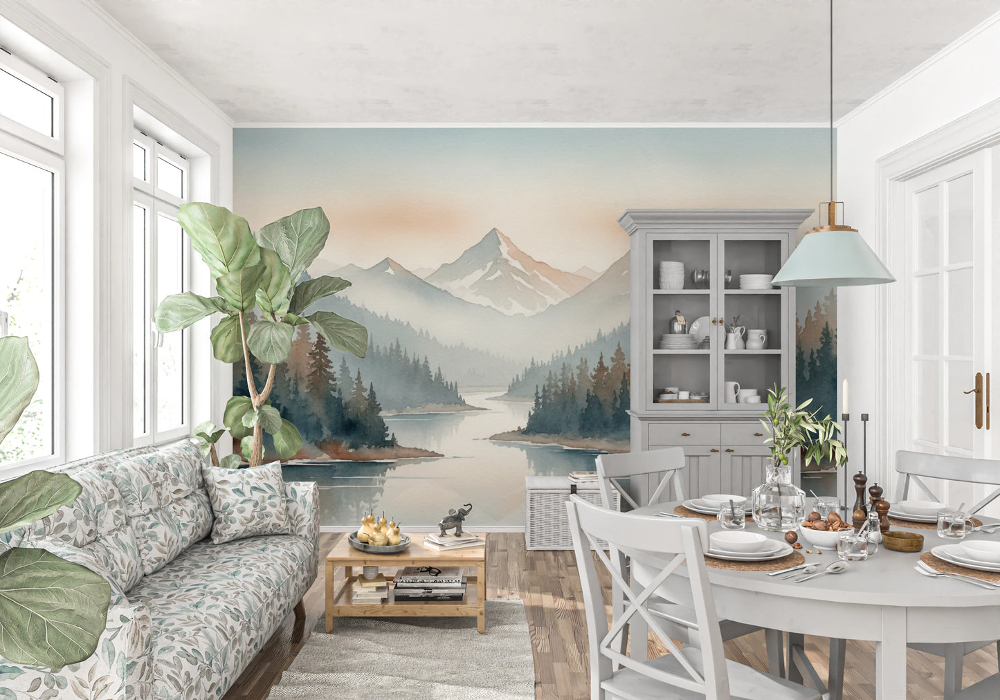 Tranquil Valley Wall Mural