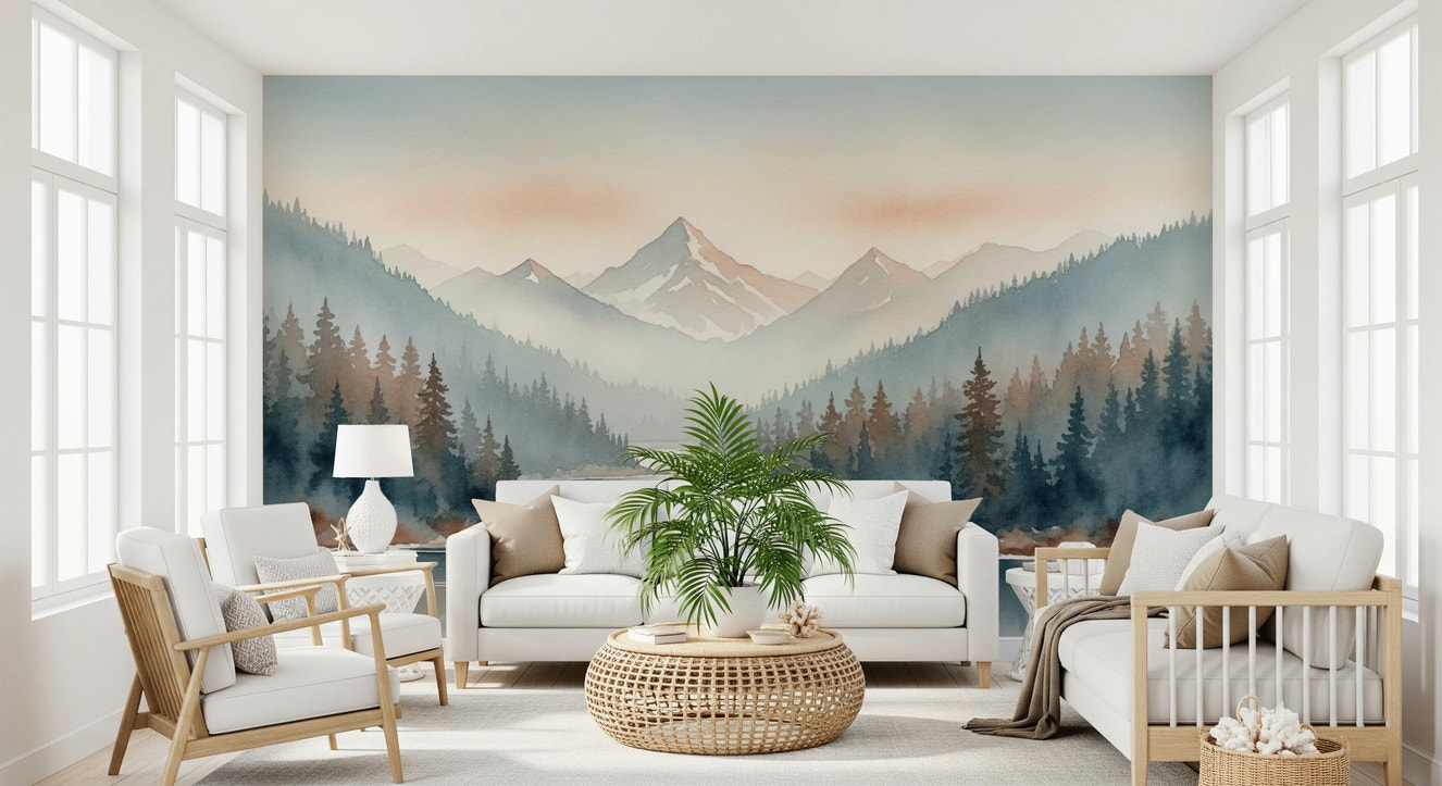 Tranquil Valley Wall Mural