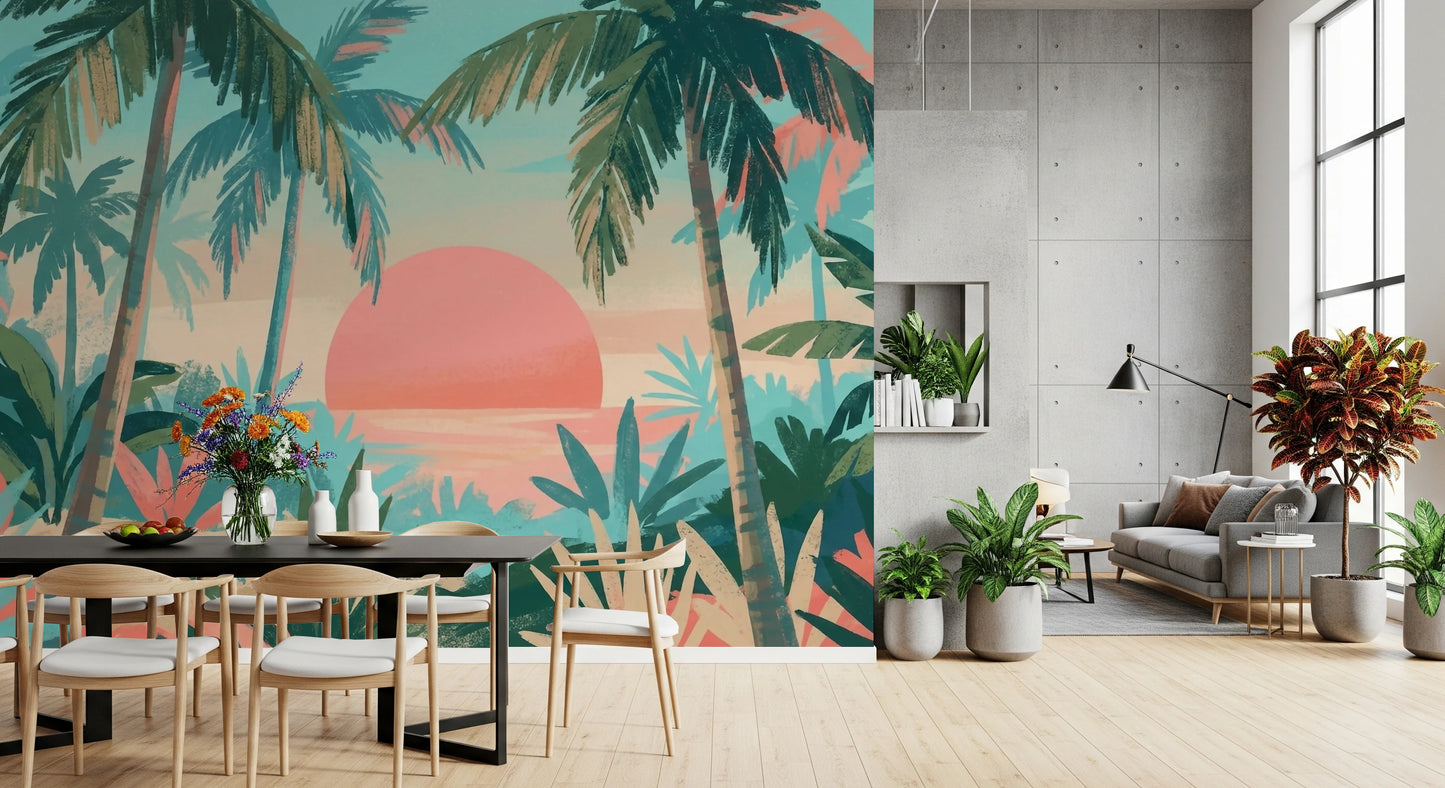 Tropical Calm Wall Mural