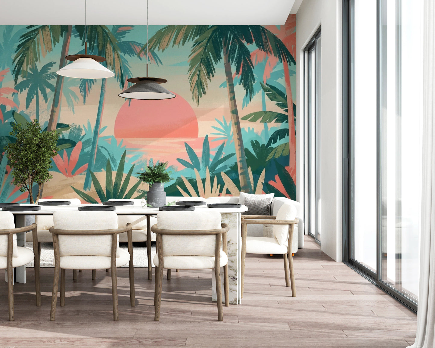 Tropical Calm Wall Mural