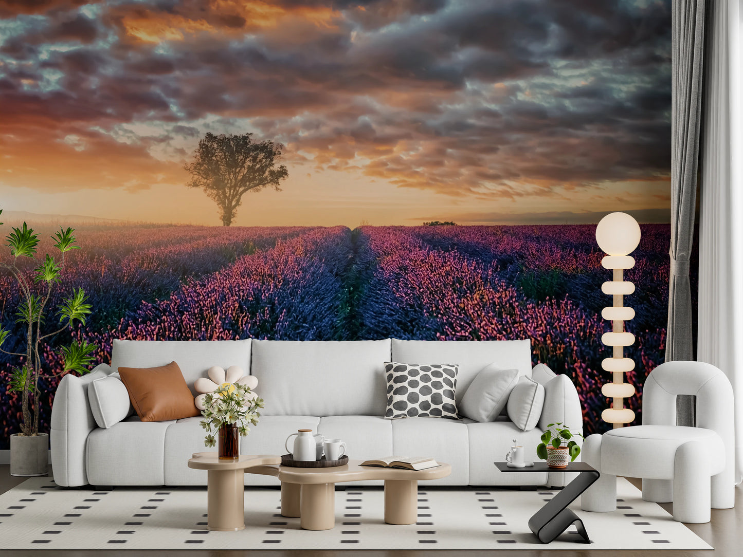 Lavender Dawn Wall Mural