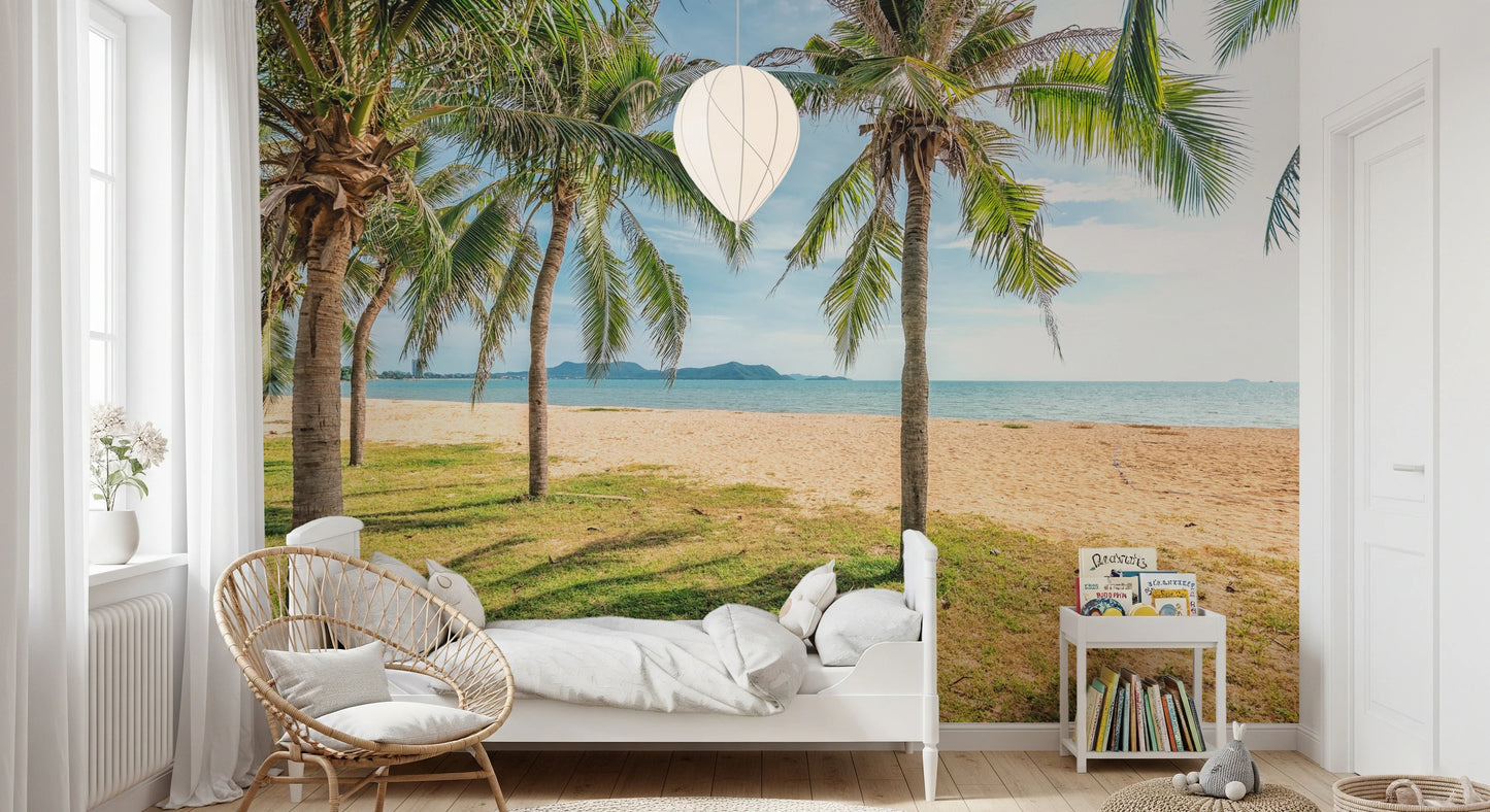 Tropical Beach Calm Wall Mural