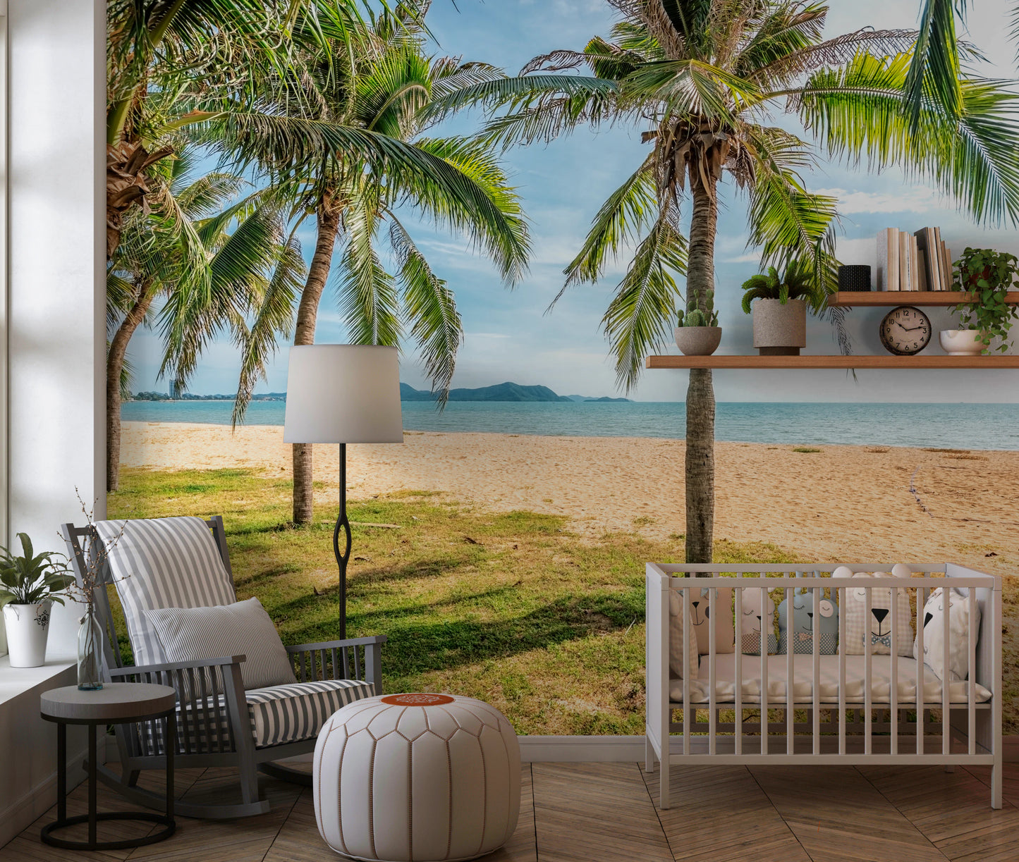 Tropical Beach Calm Wall Mural
