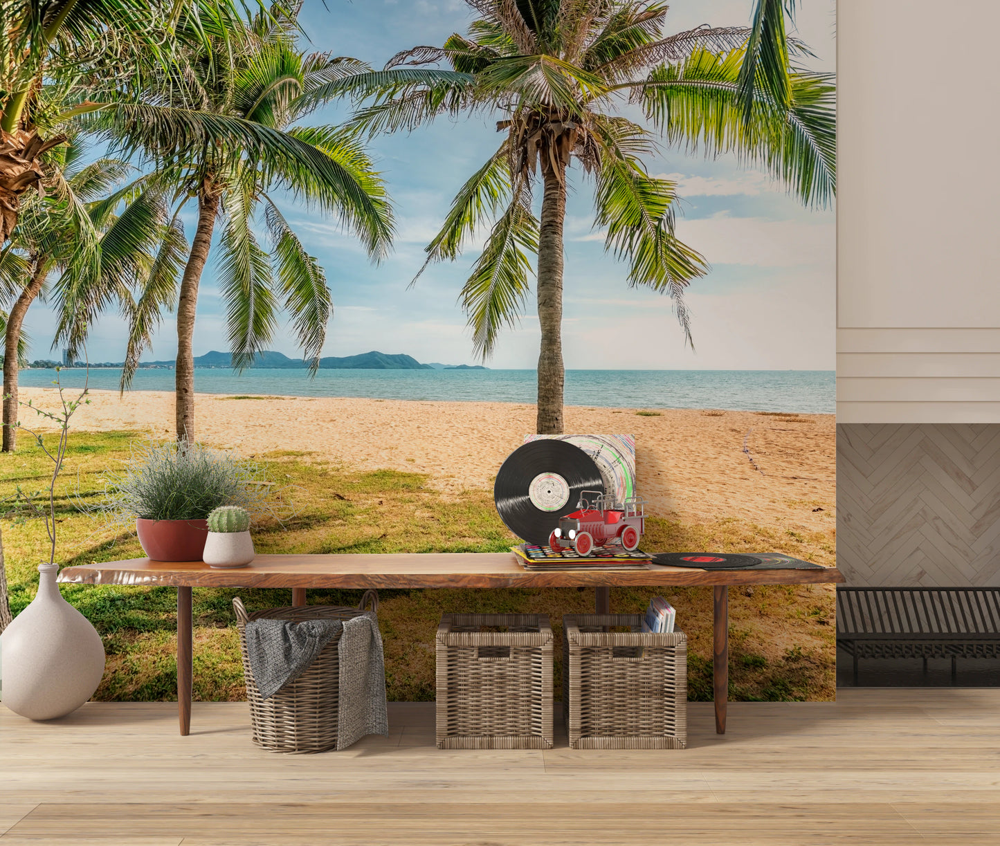Tropical Beach Calm Wall Mural
