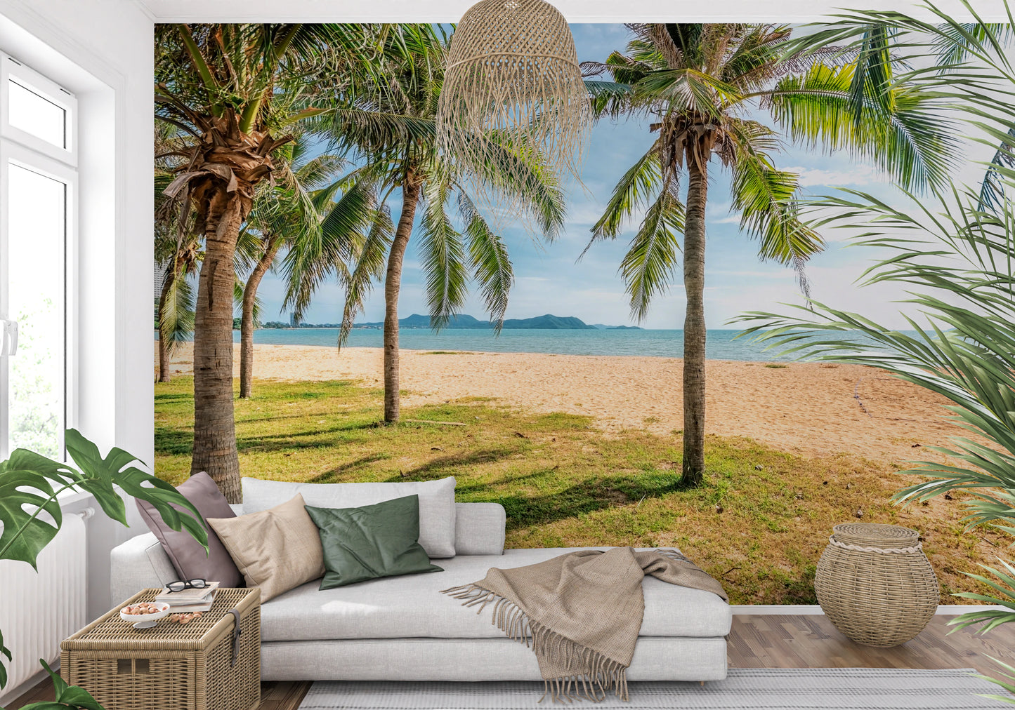 Tropical Beach Calm Wall Mural