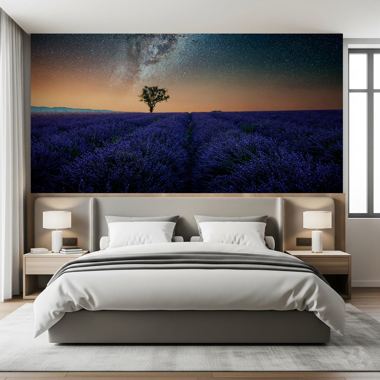 Lavender Night Wall Mural