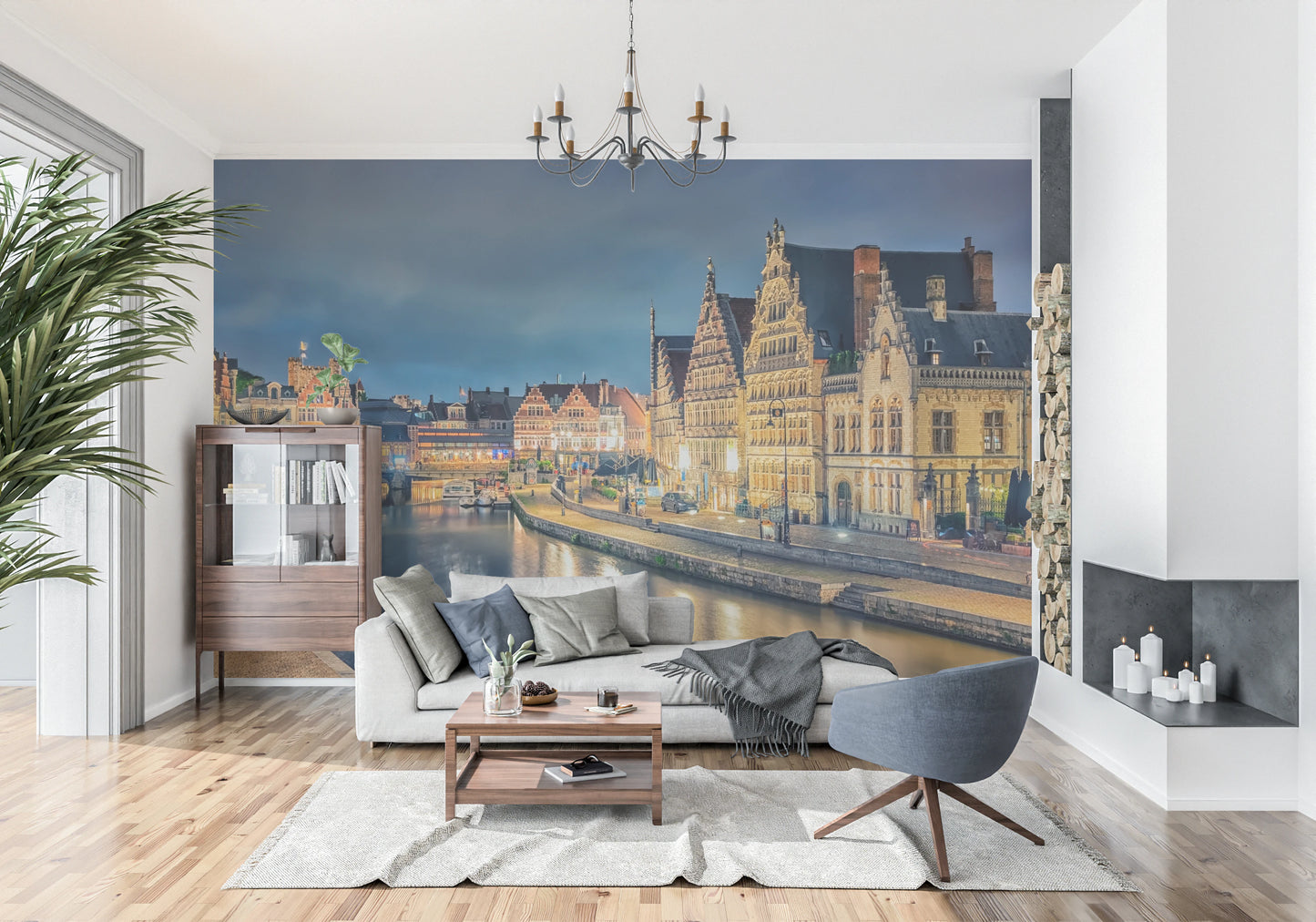 Ghent Lights Wall Mural