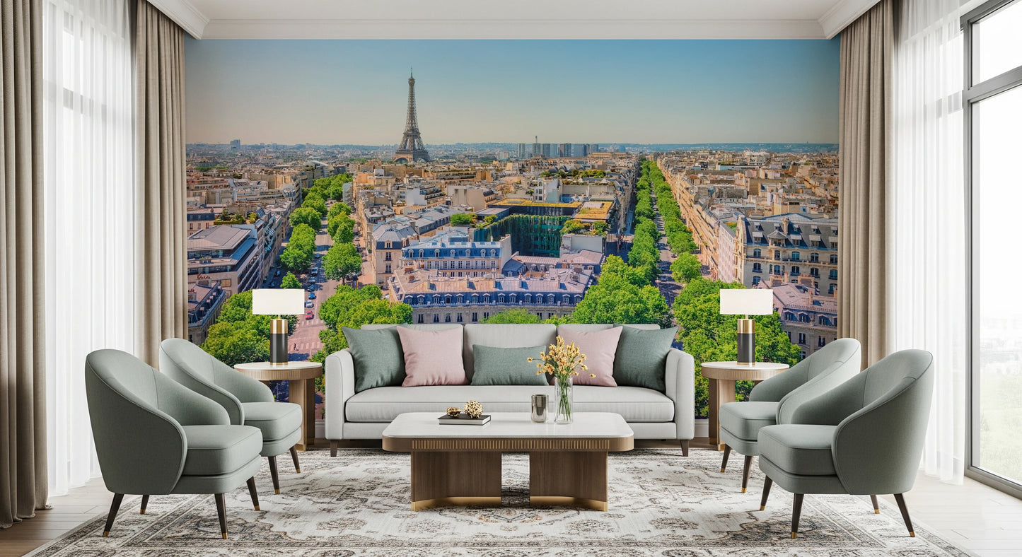 Parisian Heights Wall Mural