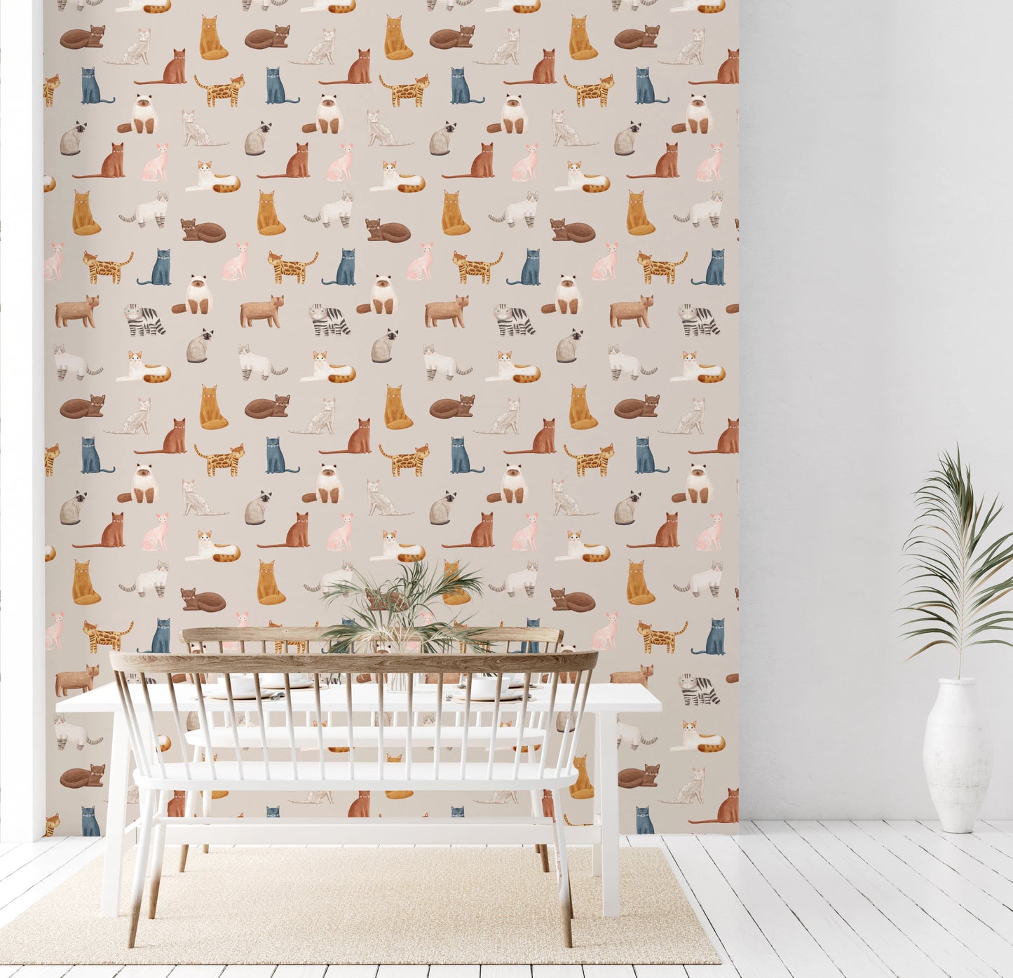 Feline Friends Forever Wallpaper⁠