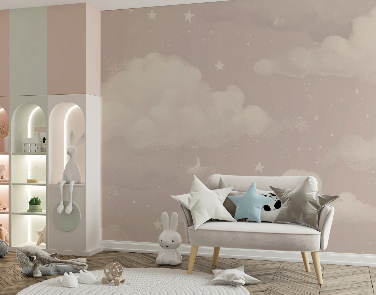 Sweet Dreams – Blush Wall Mural