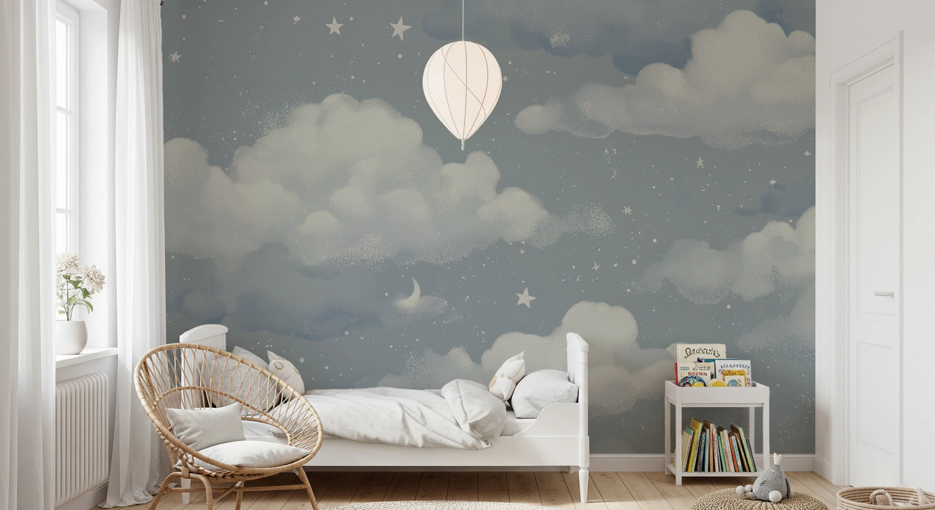 Sweet Dreams – Blue Wall Mural