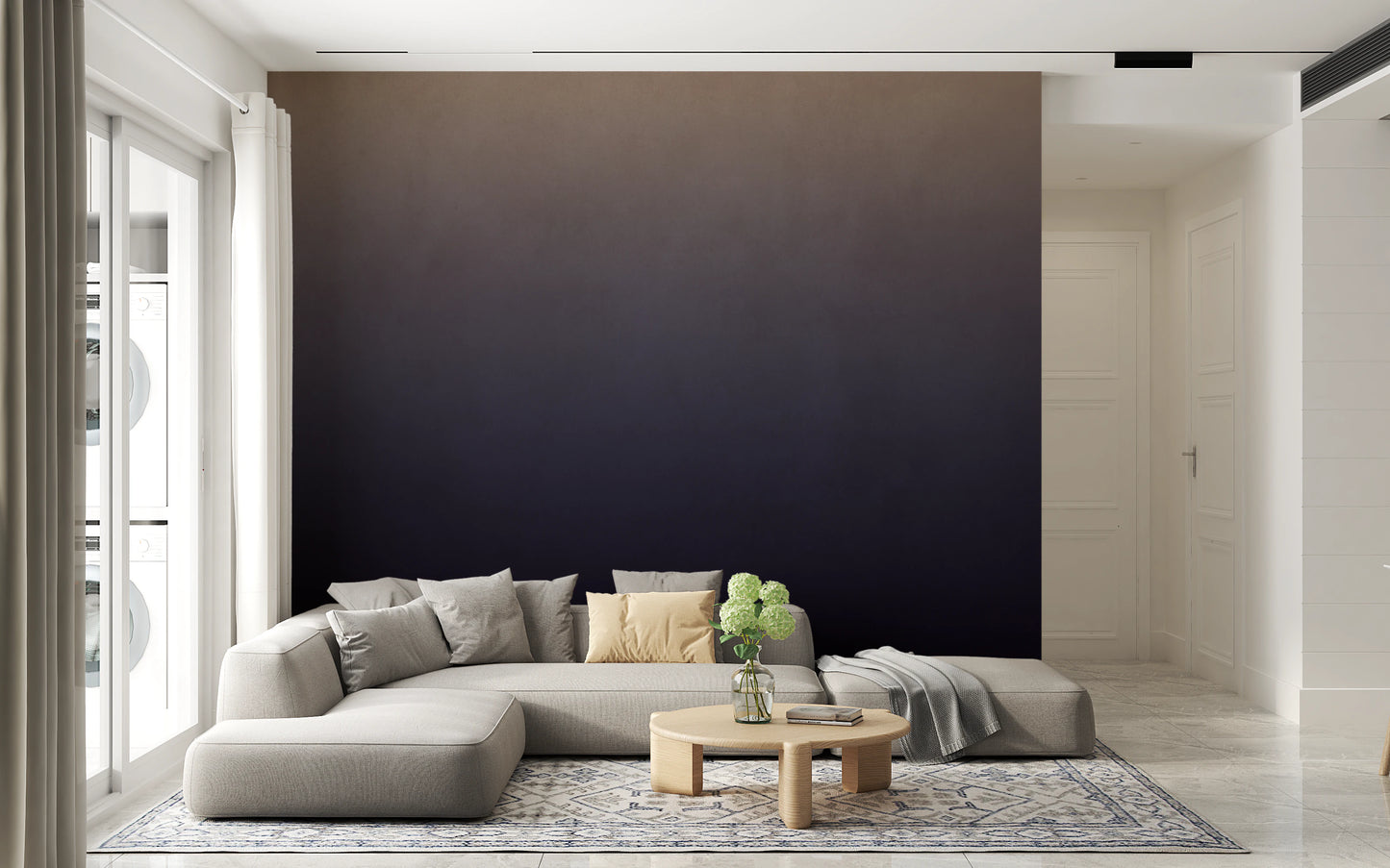 Dirty Paper - Ombre Dusk Wall Mural