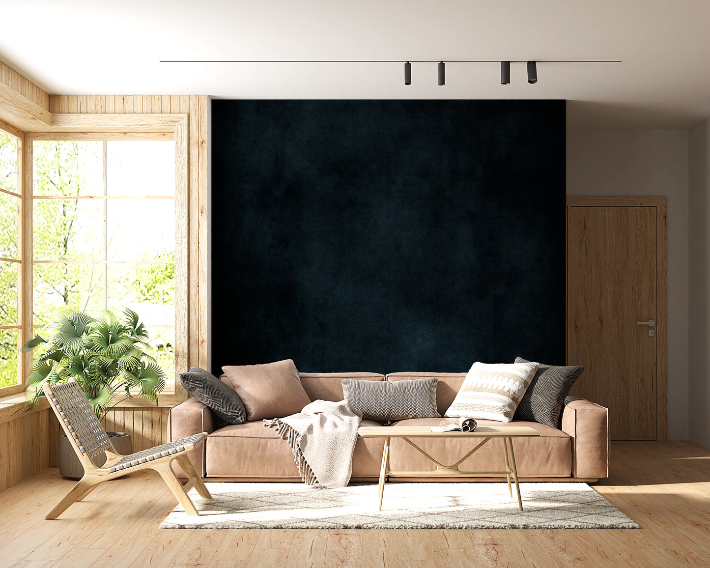 Dirty Paper - Midnight Wall Mural