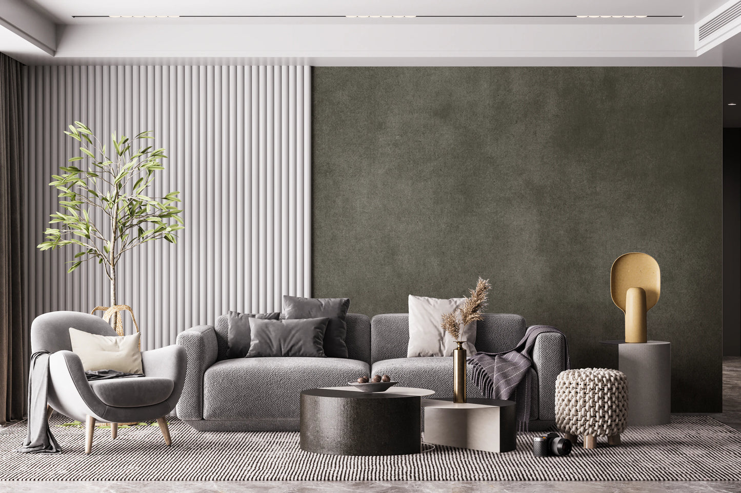 Dirty Paper - Putty Wall Mural