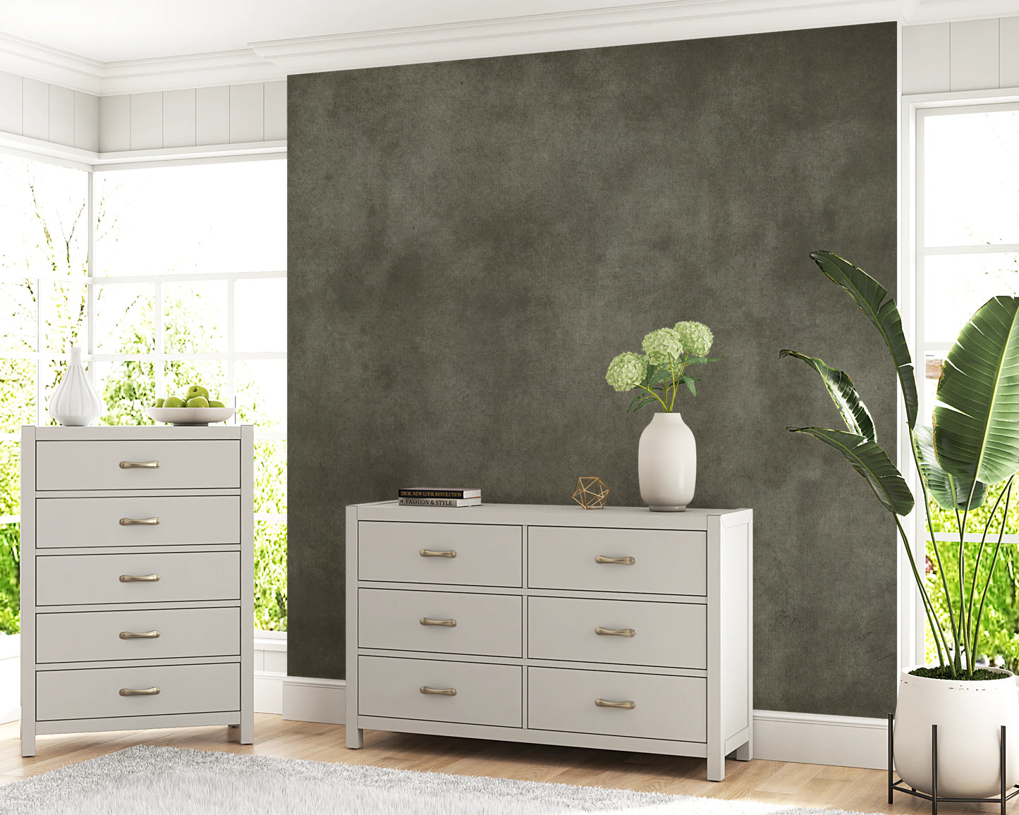 Dirty Paper - Putty Wall Mural