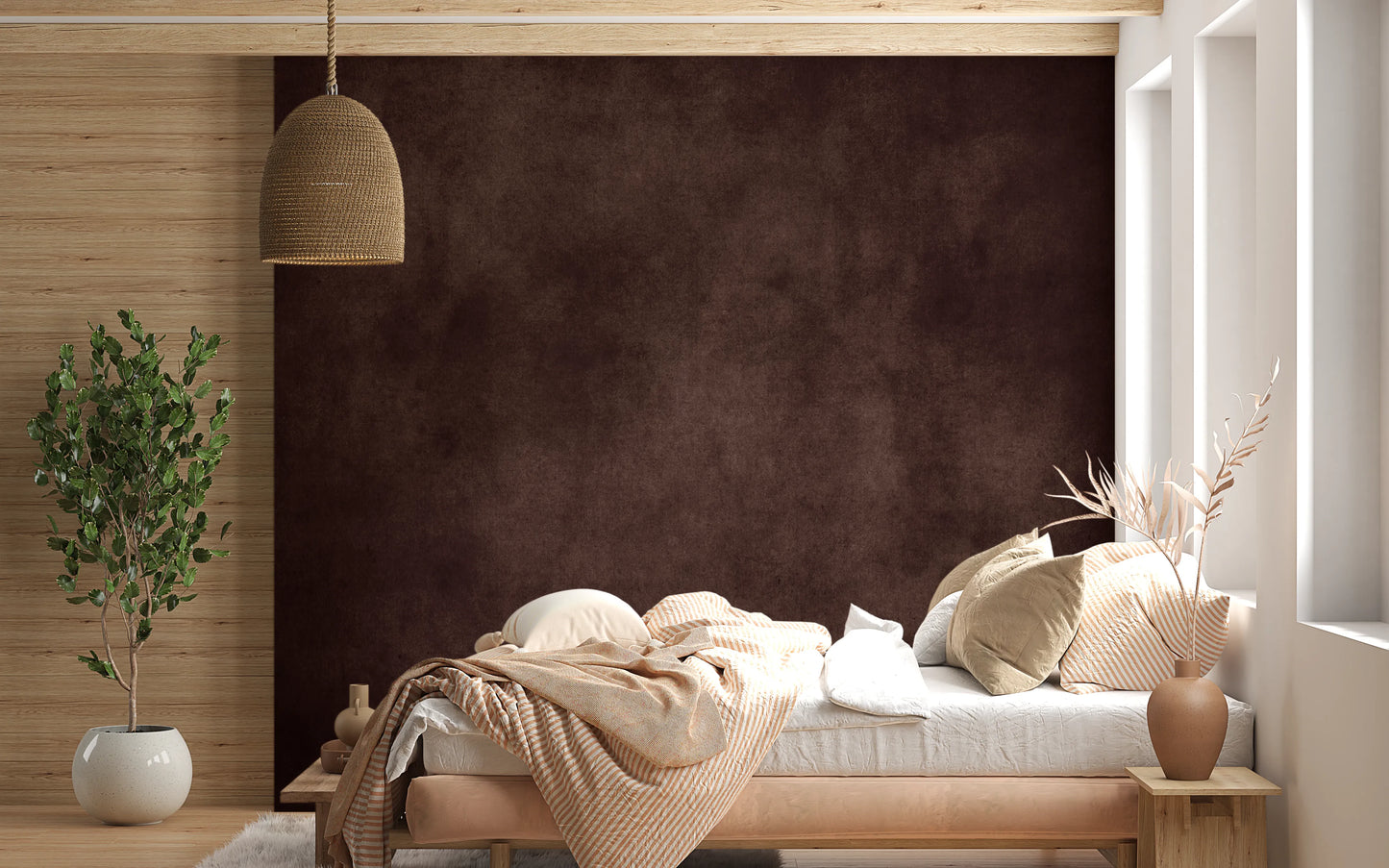Dirty Paper - Cognac Wall Mural