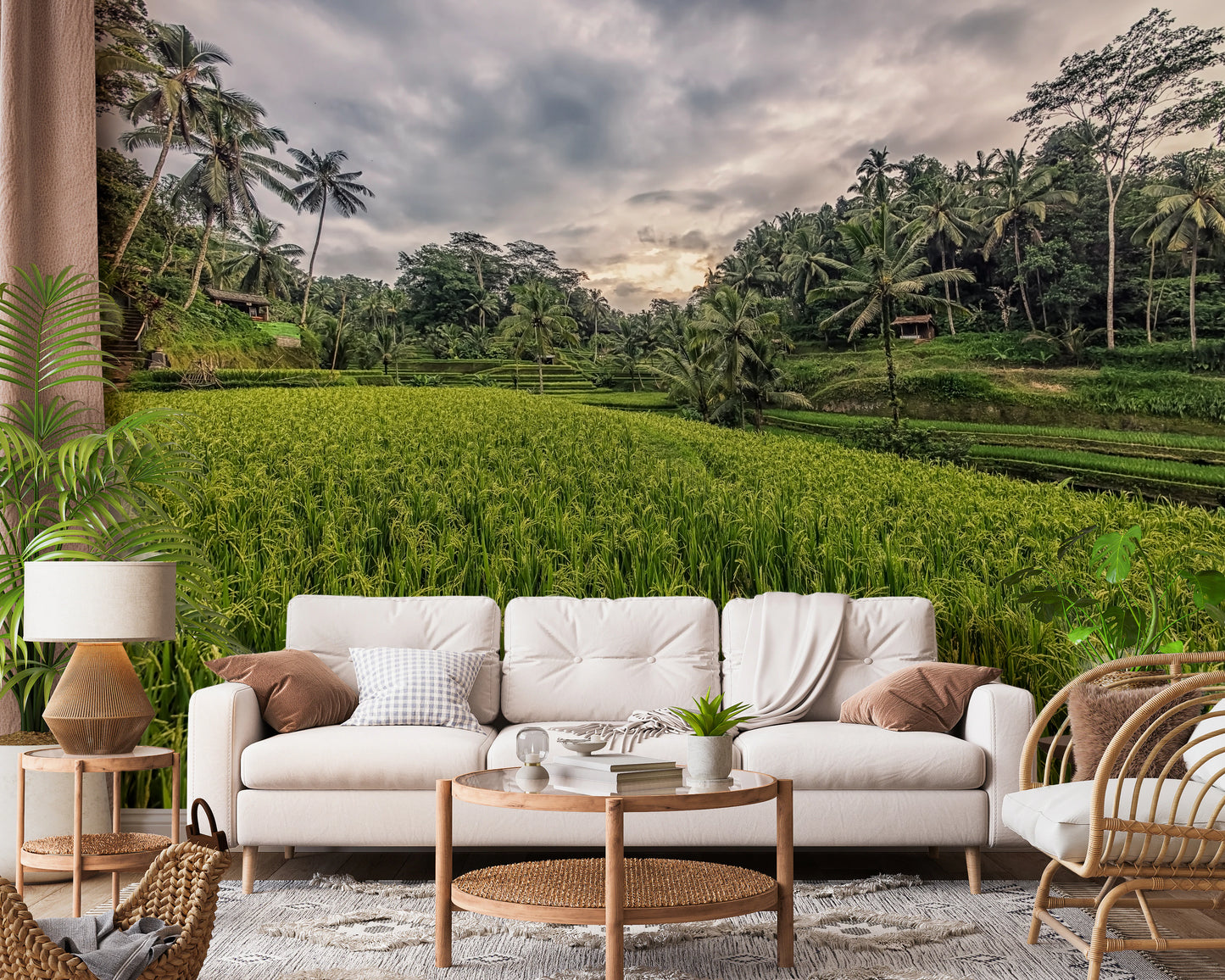 Bali Harvest Wall Mural