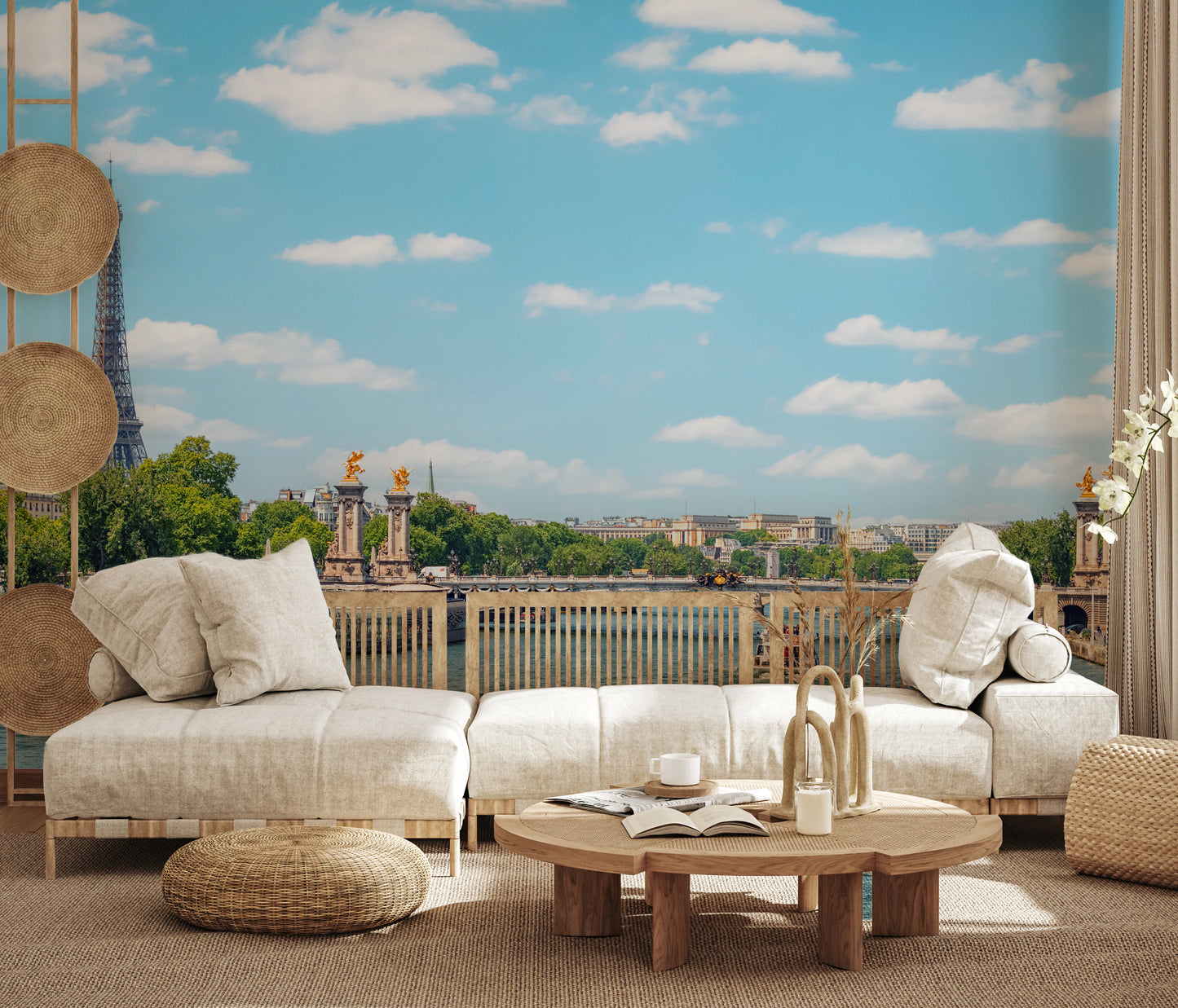 Seine Reflections Wall Mural