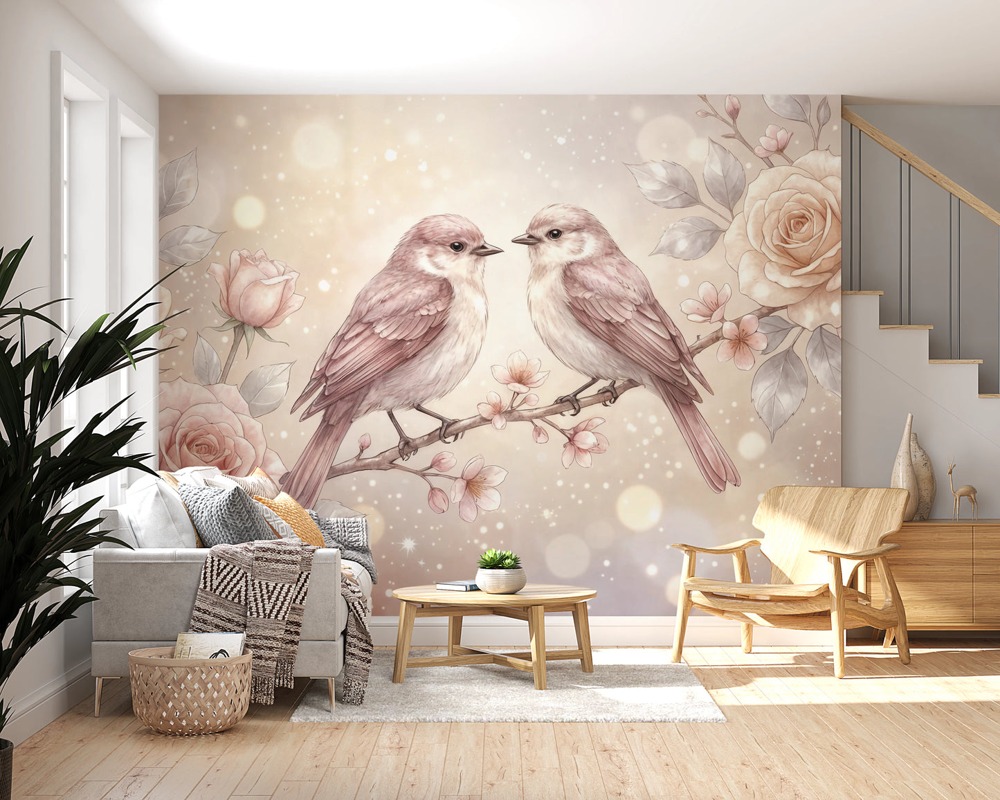 Floral Serenade Wall Mural