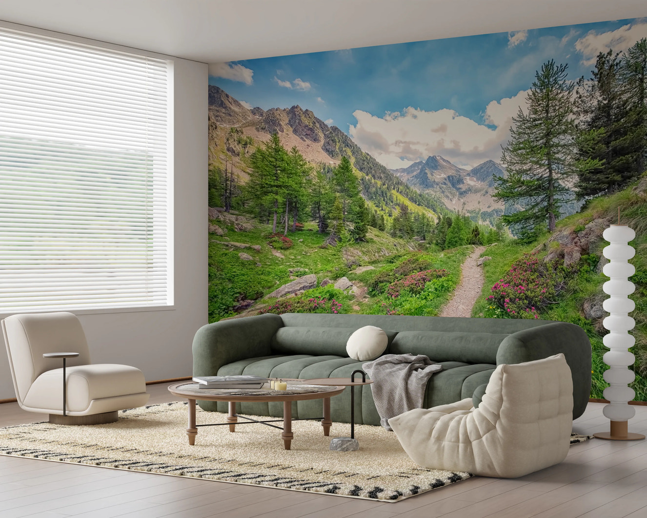 Alpine Trail Wall Mural