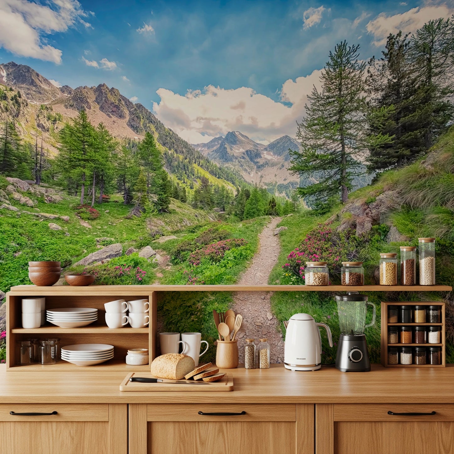 Alpine Trail Wall Mural