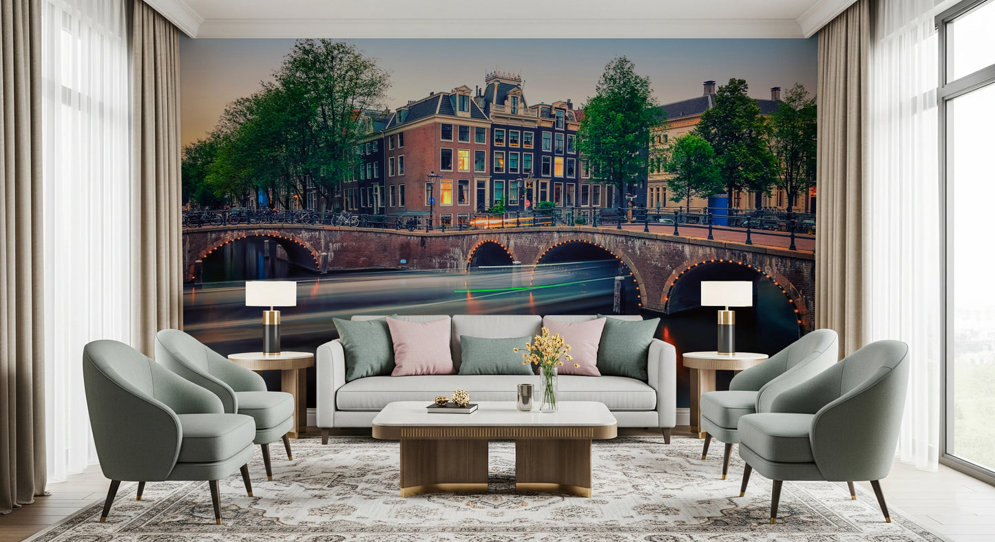 Dutch Canal Dreams Wall Mural