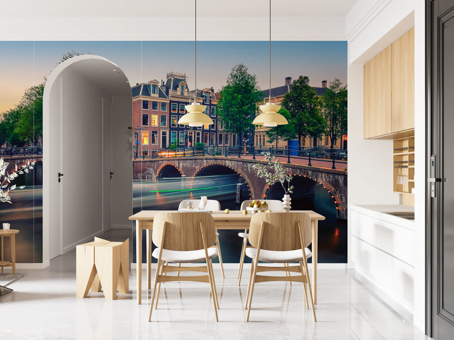Dutch Canal Dreams Wall Mural