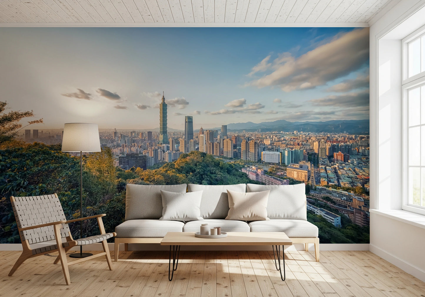Cityscape Vista Wall Mural