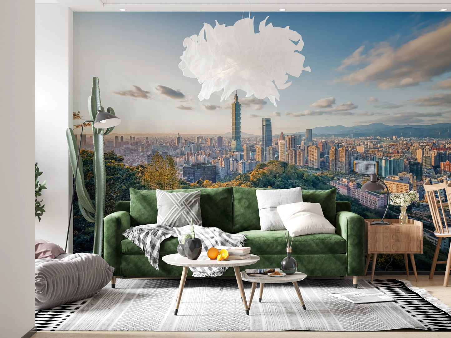 Cityscape Vista Wall Mural