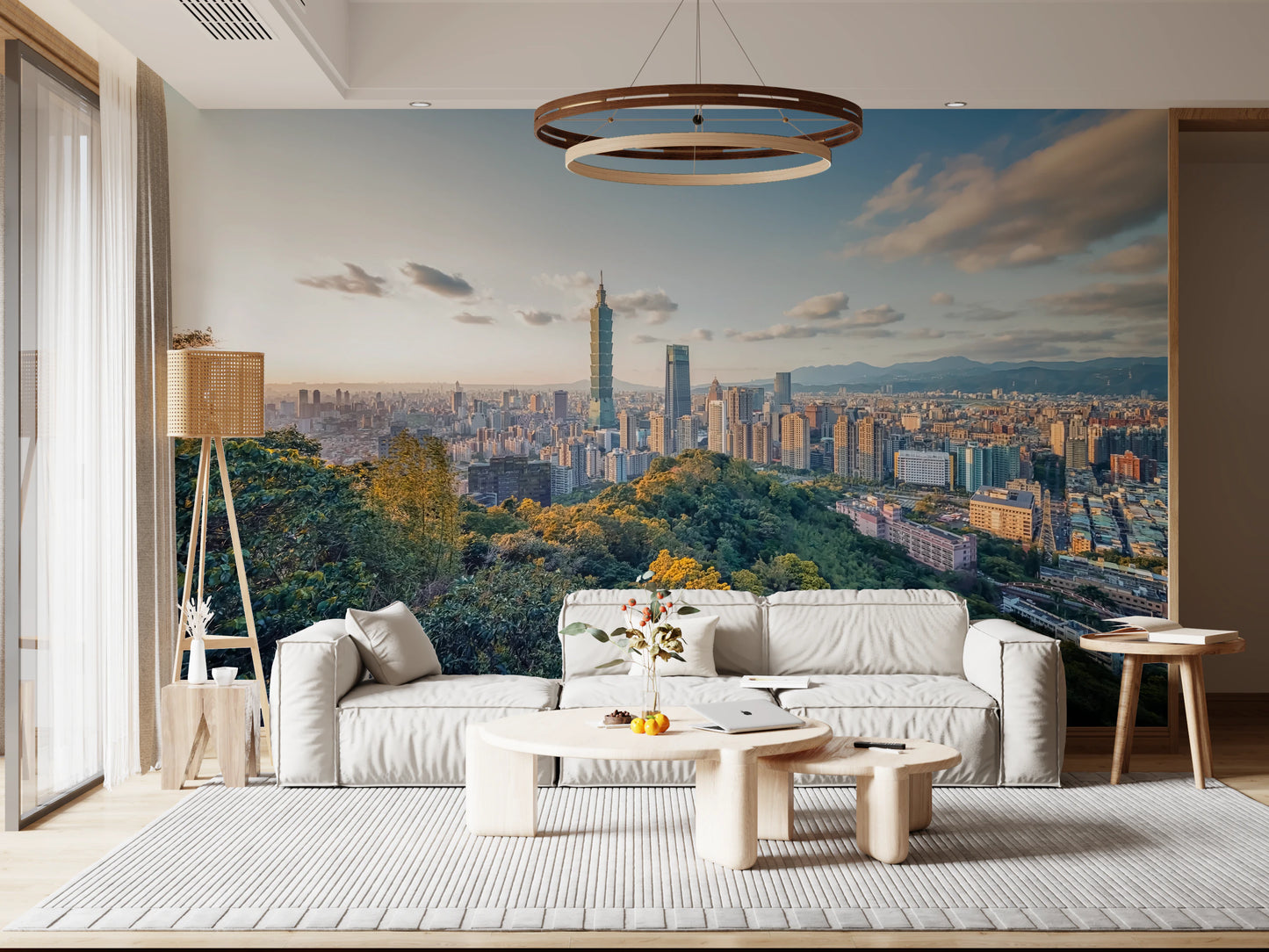 Cityscape Vista Wall Mural