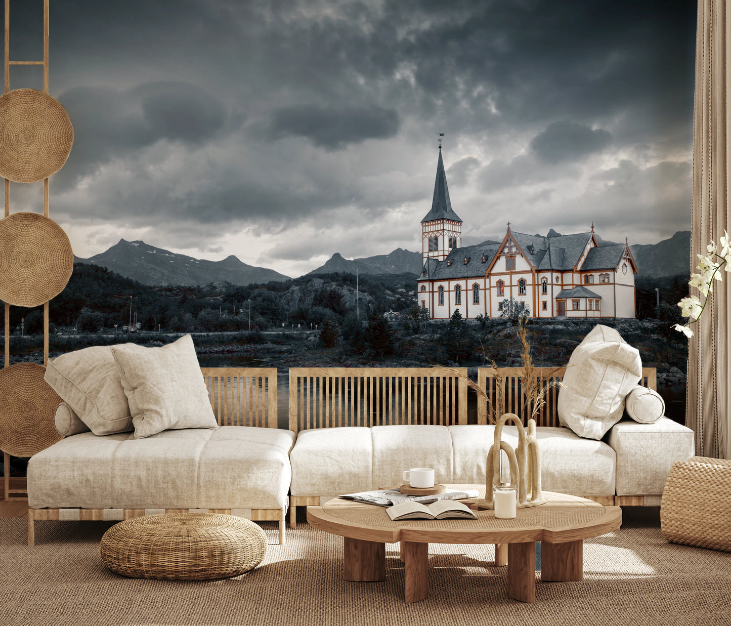 Sacred Shores Wall Mural