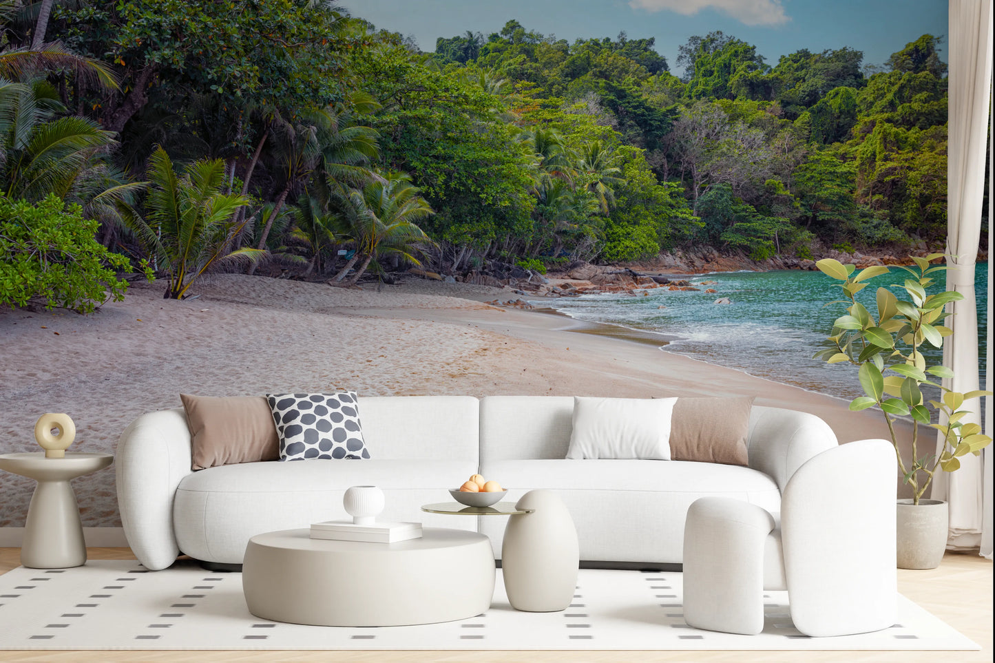 Tropical Beach Haven Wall Mural