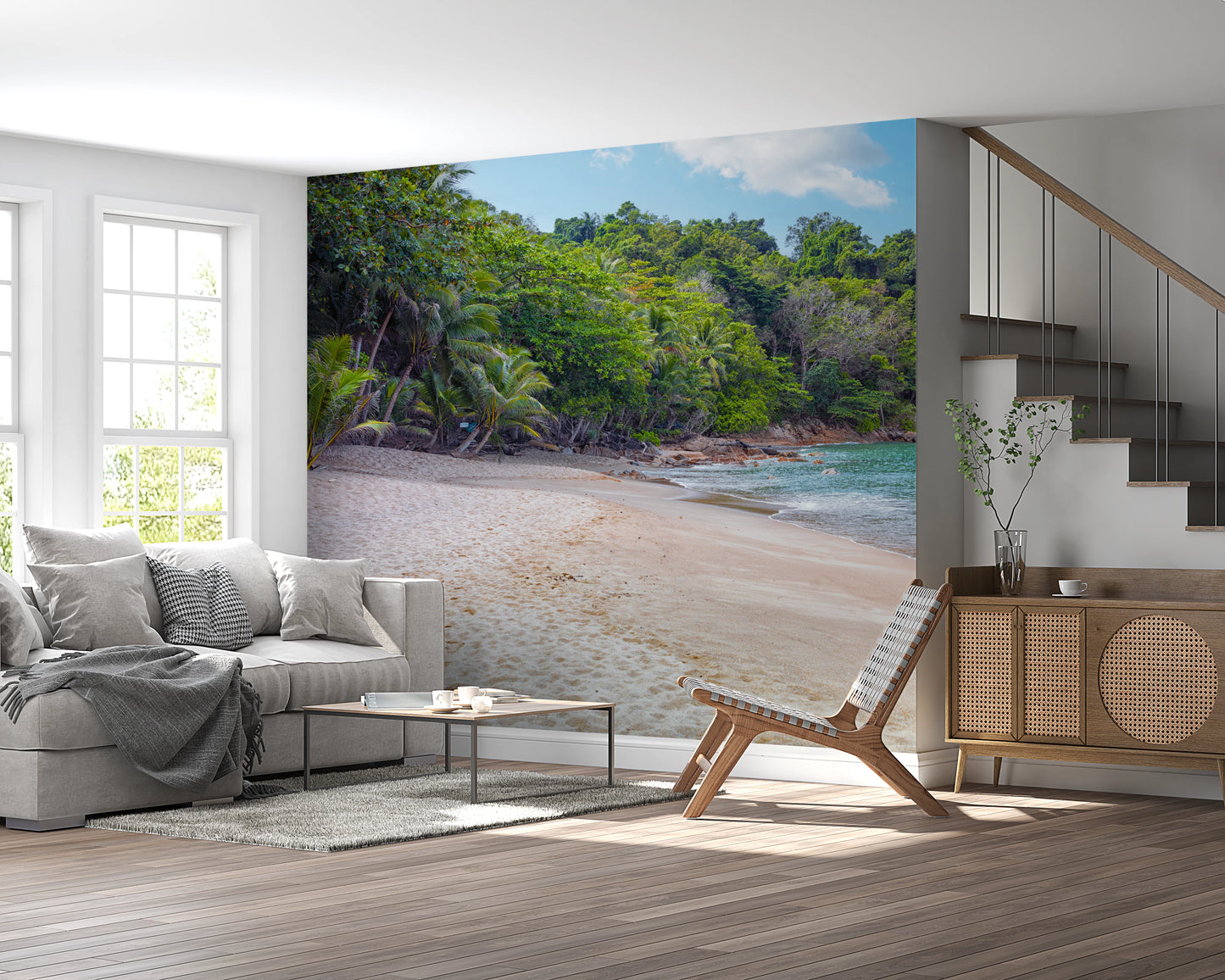 Tropical Beach Haven Wall Mural