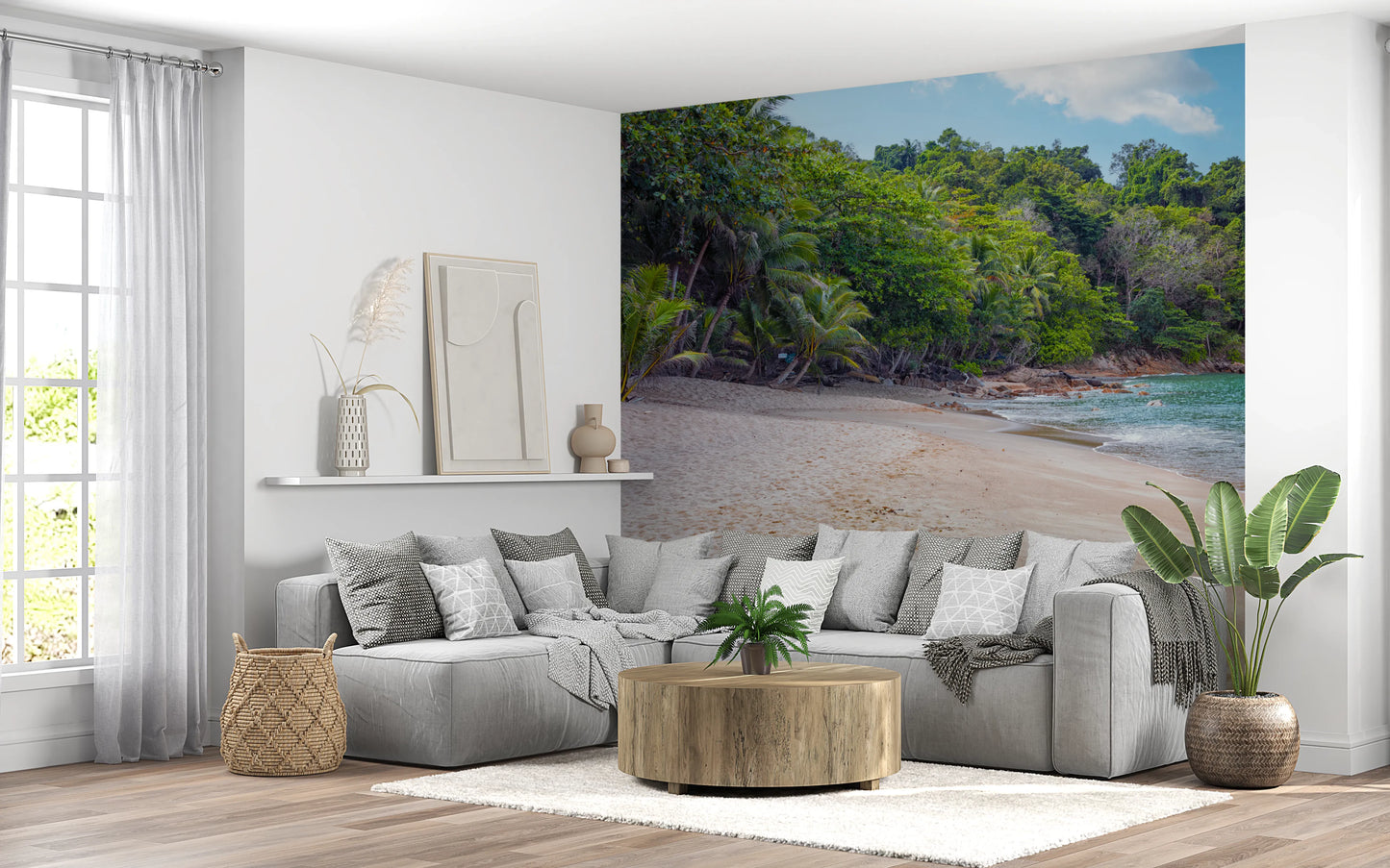Tropical Beach Haven Wall Mural