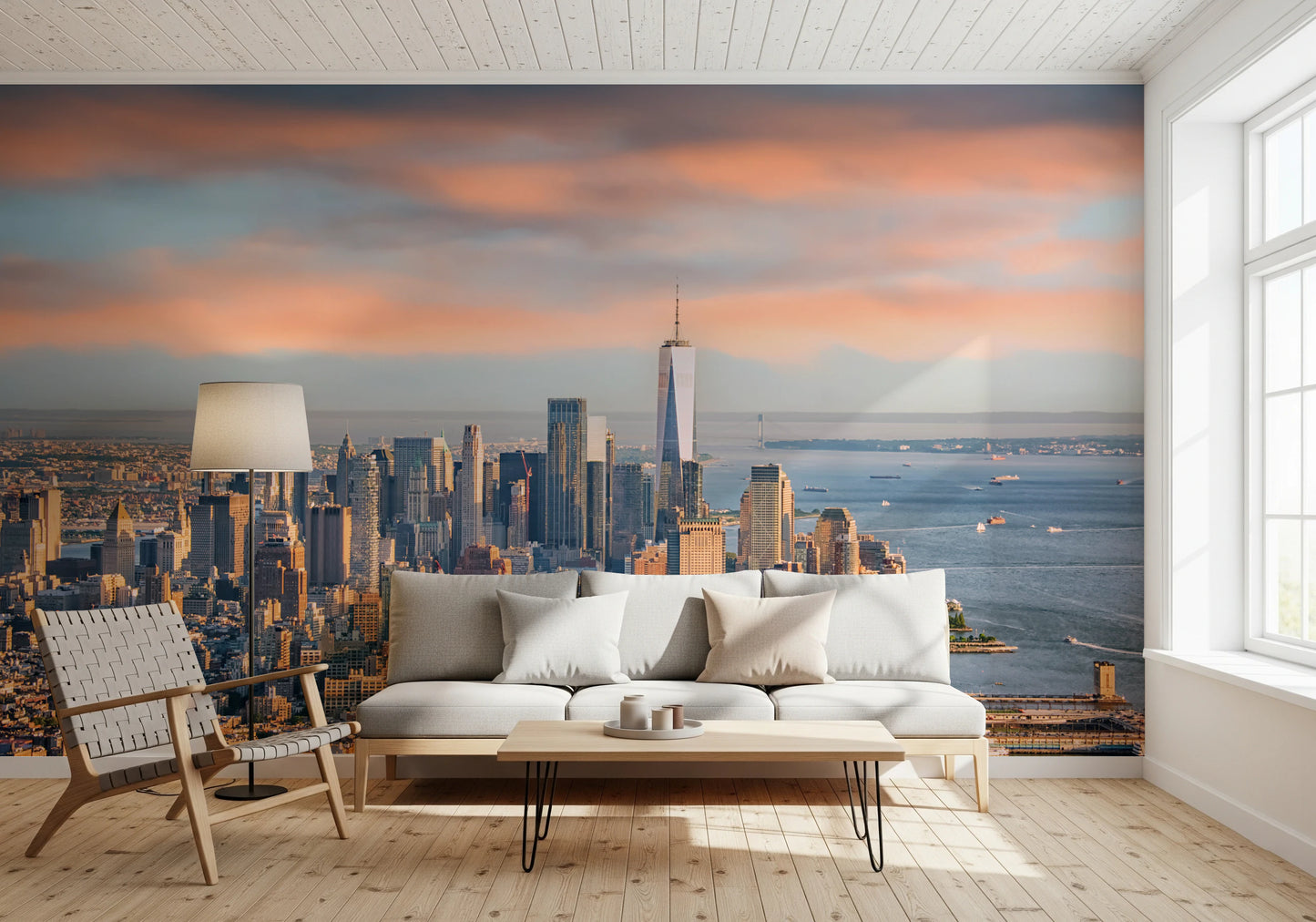New York Dawn Wall Mural