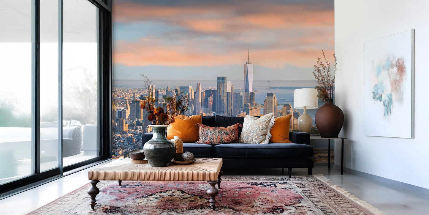 New York Dawn Wall Mural