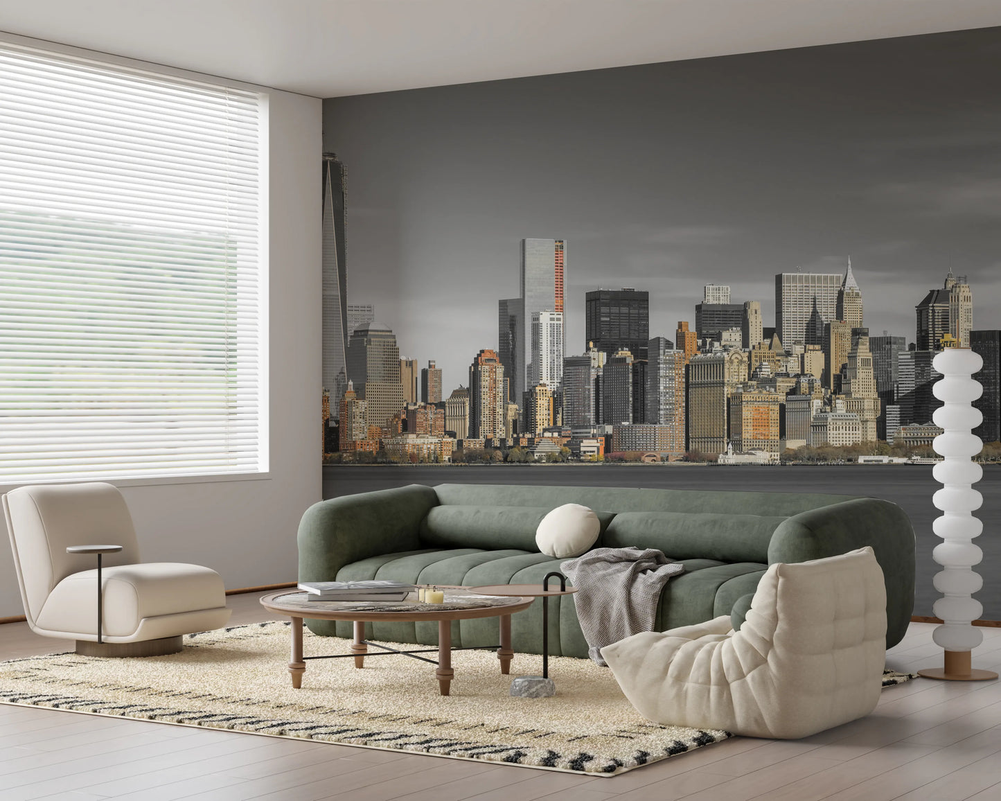 Skyline of New York City Wall Mural